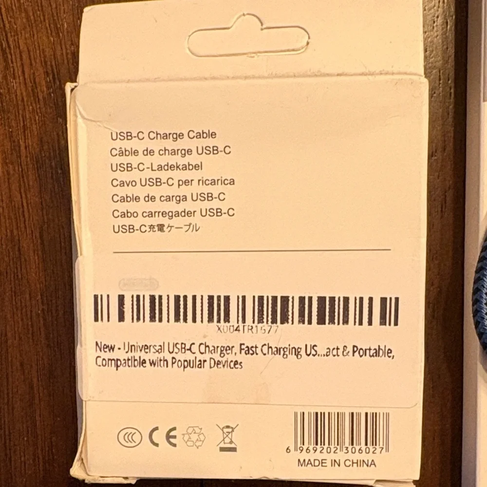 3 x USB-C Cables NWT!